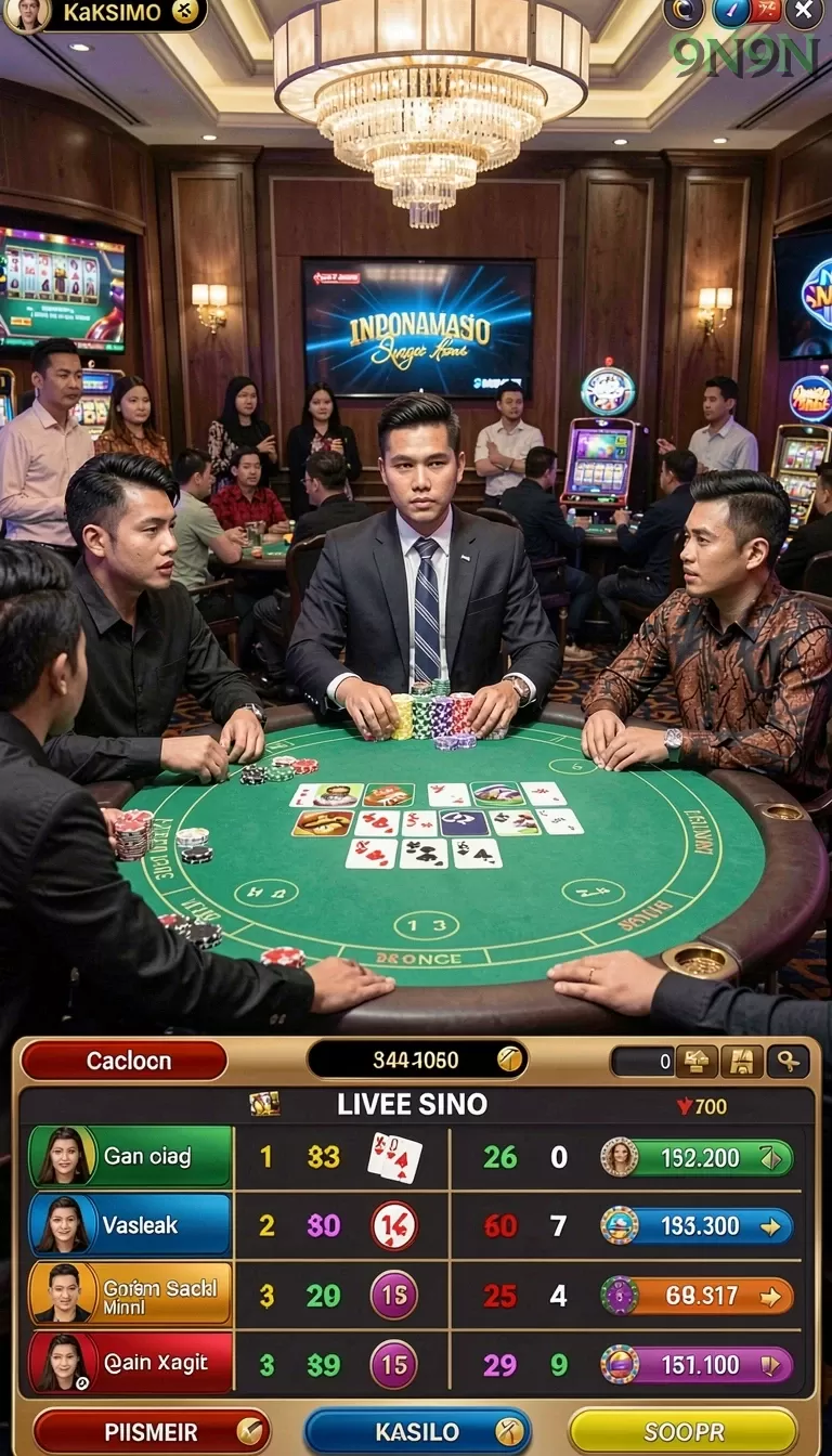 Cuplikan layar CAK4D — menu navigasi