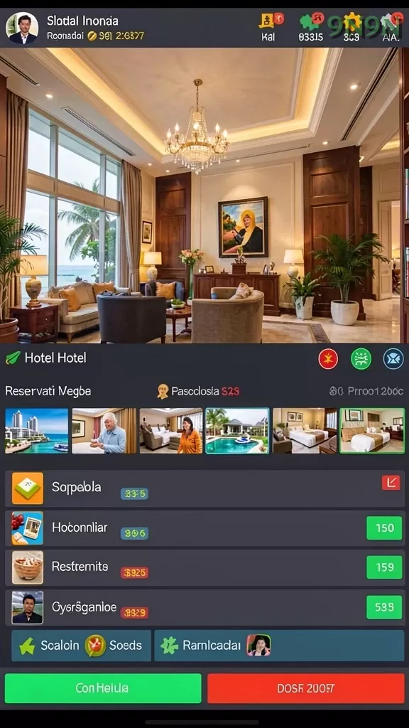 Cuplikan layar NUSAGG — menu navigasi